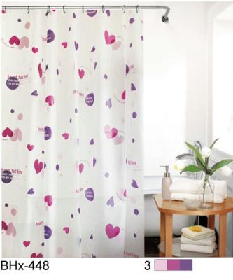 China Sustainable Factory Cheap Price Of Good Quality Eco - Friendly Printed EVA Shower Curtain 180*180cm For Home Bathroom for sale