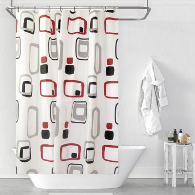 China Factory Seller Sustainable Supplier Eco - Friendly Printed EVA Shower Curtain Size 72*72 Inch For Bath Room for sale