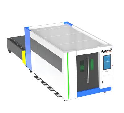 China Metal Sheet Laser Cutting Machine with Exchangeable Table and CYPCUT Control Software for sale