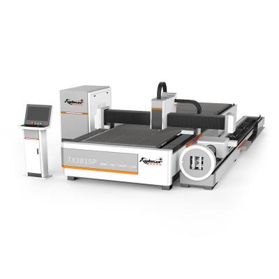 China CNC laser snijmachine 3000W voor Messing ijzer koolstof roestvrij staal buis laser snijmachine buis snijmachines Te koop