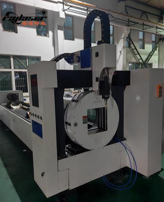 China Robust Faster More Efficient Tube Fiber Laser Cutting Machine for processing different material thicknesses for sale