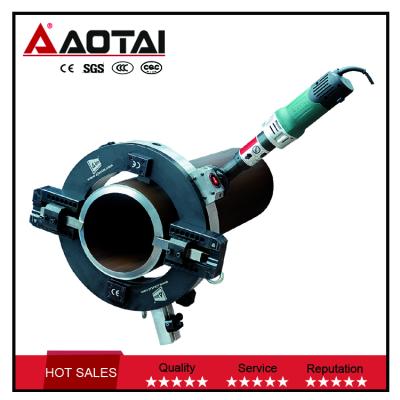 China Pipe Bevelling/Pipe Cutting/Aotai Clean Electric Automatic Split Pipe Cold Cutting Frame Pipe Surface And Beveling Machine for sale