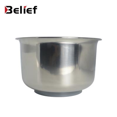 China Round Sink Proof Household Tool Basin Stainless Steel Cake Egg White Cream Baking Mixing Bowl for sale