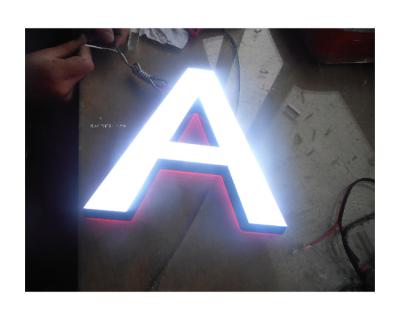 China Customized Waterproof Outdoor Led Logo Design 3d Light Signage Acrylic Letter for sale