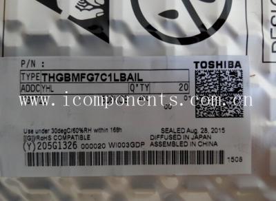 China THGBMFG7C1LBAIL TOSHIBA Flash Memory 16GB NAND EEPROM for sale