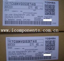 China TC58NVG0S3ETAI0 Toshiba SLC NAND Flash Parallel 3.3V 1Gbit 128M x 8bit 48-Pin TSOP-I for sale