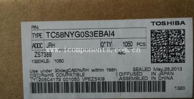 China TC58NYG0S3EBAI4  Toshiba SLC NAND Flash Serial 1.8V 1Gbit 128M x 8bit 63-Pin TFBGA - Trays for sale