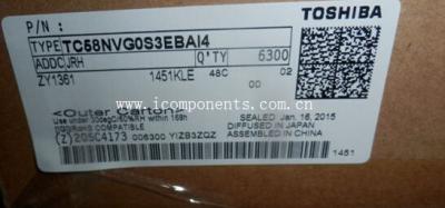 China TC58NVG0S3EBAI4 Toshiba SLC NAND Flash 3.3V 1Gbit 63-Pin for sale