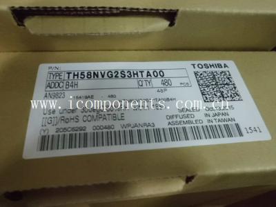 China TH58NVG2S3HTA00 4GB SLC NAND TSOP 24NM 2K PAGE for sale