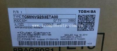 China TC58NVG2S3ETA00 SLC NAND Flash Serial 3.3V 4Gbit 512M x 8bit 30us 48-Pin TSOP-I for sale