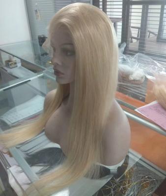 China Amara Hair Wholesale 613 Lace Front Wigs Human Hair Straight Blonde Lace Front Wigs for sale