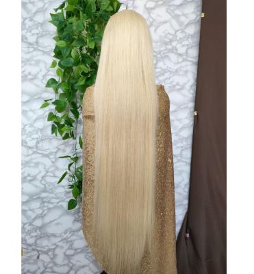 China High Grade Customization 40inch Brazilian Human Hair Special Straight 40inch Lace Front Wigs 40inch 613 Blonde Front Wigs From Amara Hair for sale