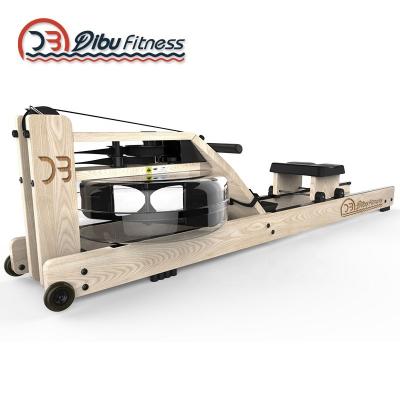 China Commercial use wooden frame water rower rowing machine by waterRower AW-16 for sale