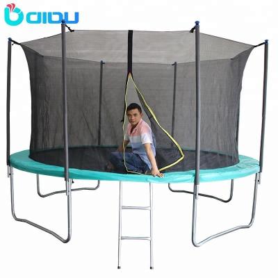 China With Protective Net Commercial Factory Outdoor Fitness Trampoline With Indoor Safety Net for sale