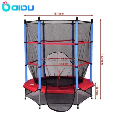 China With Protective Net Indoor Garden 60inch Fitness Gymnastics Mini Trampoline With Inner Net for sale