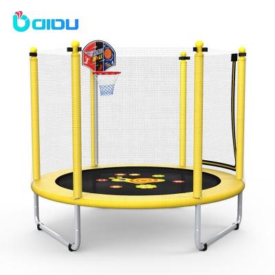 China Without Protective Net 60 Inch Kids Step In Indoor Popular Mini Trampoline With Net Baby Trampoline for sale