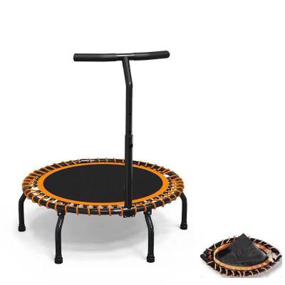 China Without Protective Net Bungee Rope Jumping Unique Fitness Mini Trampoline With Handle for sale