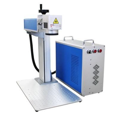 China Laser Marking Rotary Fiber Laser Engraving Machine Desktop Fiber Laser Marker Metal Stainless Fiber Laser Printing Marking Machine for sale