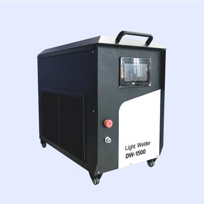 China Hot Sale 1500W Mini Fiber Laser Welding Machine Water Cooled Handheld Laser Welder Supplier for sale