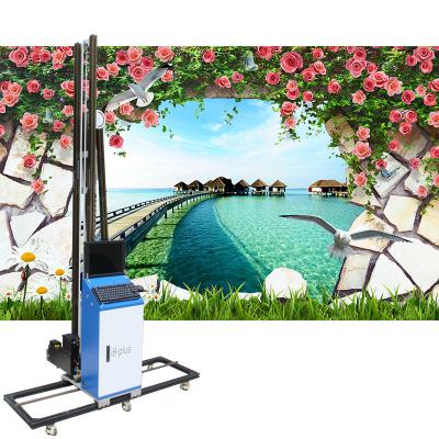 China Hotels Wall Inkjet Printer Vertical Wall Paint Printer 6D Smart Portable Wall Inkjet Printer for sale