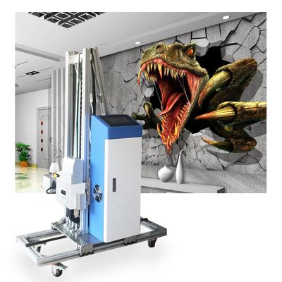 China Hotels Hot Selling 4 Colors Wall Decor 3D Printer Machine For Wall UV Vertical Painting for sale