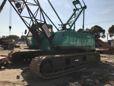 China 2009 Year Muanufacture Crawler Crane , Japan 50 Ton 7055 Kobelco Used Crawler Crane for sale