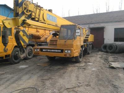 China Left Hand Driver Used KATO Crane 25 Ton , NK250E Model Mitubishi Engine Japan Made for sale