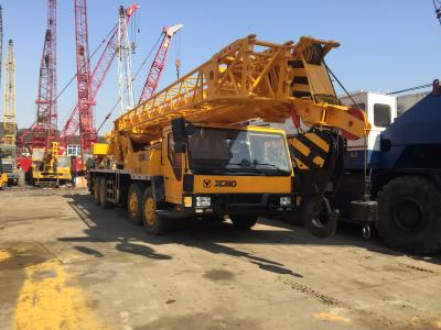 China QY70K Used Crane For Sale in Shanghai , 70 Ton Big Front Cabin Fully Hydraulic Truck Crane for sale