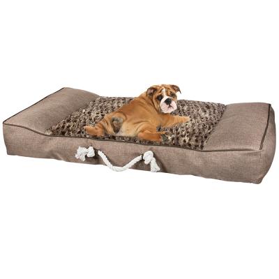 China Viable Manufacturer Wholesale Soft Washable Dog Cushion Bed for sale