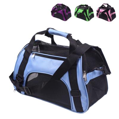 China Viable Manufacturer Wholesale Travel Cat Dog Carrier Bag Breathable Cooling Foldable Pet Carrier for sale