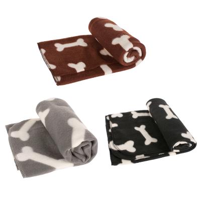 China Viable Manufacturer Wholesale High Quality Soft Fleece Custom Plush Dog Blanket for sale