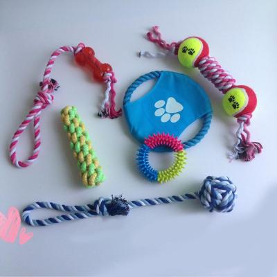 China Wholesale Viable Manufacturer Chew Tpr Rope Bite Resistance Dog Toys Set for sale