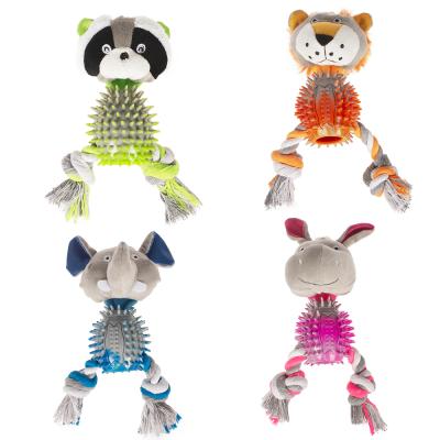 China Viable manufacturer wholesale chew plush rope tpr set indestructible dog toys for sale