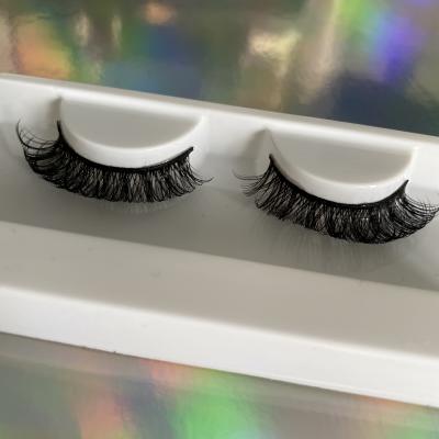 China Tik Tok Full Russian Natural Soft Popular Eyelash Extension 3D Fluffy Volume For Strip Lashes for sale