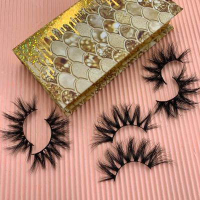 China Natural Curl 25mm Mink Eyelashes Wholesale Fluffy 25mm lashes long 5d dramatic MINK Eyelashes with your logo for sale