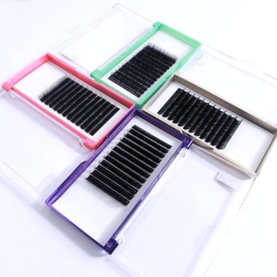 China Easy Fan Lash Extension Customized Package Eyelash Extension Criss Cross Classic Volume Eyelash for sale