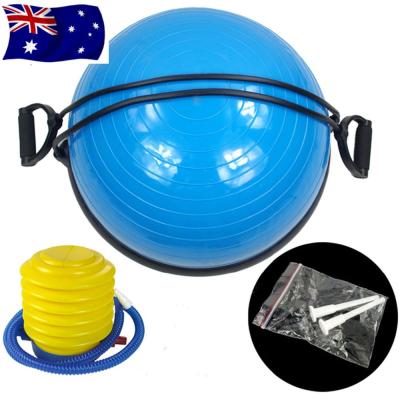 China 2018 Hot Gym Fitness Ball Fitness Yoga Pilates Exercise Gym Ball Half Massager, Lose Weight Ball for sale