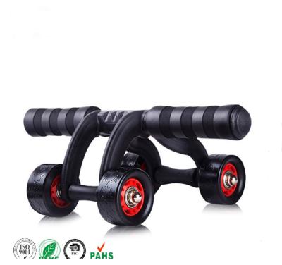 China 4 wheel ab wheel fitness roller muscle bodybuilding massager exercise wheel lift up wheel for sale