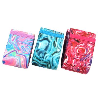 China Fitness 2021 New Full Print Booty Hip Resistance Bands Exercise Elastic Loop Band Set Anti Slip Fitness Bands for sale