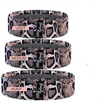 China Fitness Full Print Snake Fabric Single Hip Booty Resistance Band For Women Training for sale