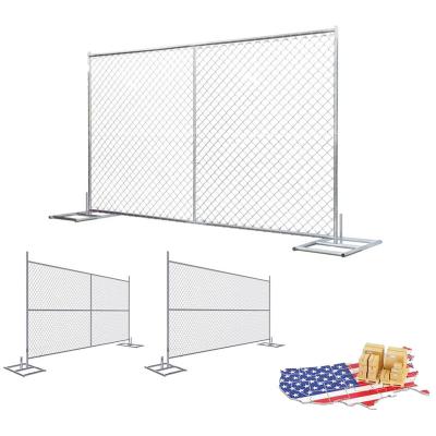 China Wholesale Easily Assembled 6Ft Metal Chain Link Temporary Fence Panels For Sale for sale