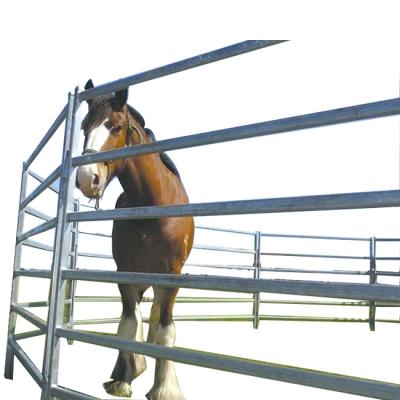 China Best Selling Easily Assembled Metal Country Horse Yard Fence Steel Pipe Galvanized Horse Rail Fence for sale