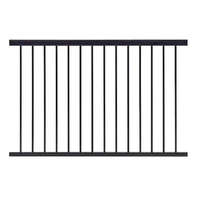 China High Quality Easily Assembled Black Residential and Commercial Ornamental Wrought Iron Metal Garden Fence for sale