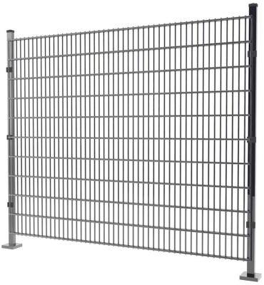 China The Home Depot Easily Assembled Galvanized And Powder Coated 868/656 Wire Double Welded Mesh Fence for sale