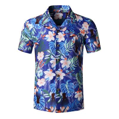 China Latest Summer Fashionable Design Casual Floral Shirt Mens Hawaiian Shirts Full for sale