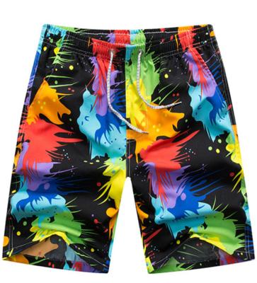 China Custom Print High Quality Four Way Stretch Board Plus Size Sublimation Shorts Swim Trunks for sale