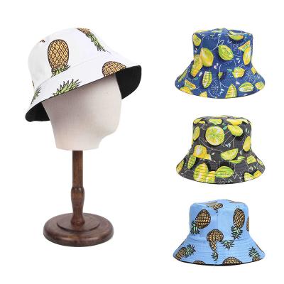 China Wholesale Sun Protection All Over Printed Fashion Mens Cotton Bucket Hat for sale