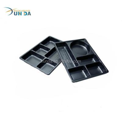 China Wholesale Sustainable Food Clamshell PP Disposable Black Plastic Meal Prep Containers for sale