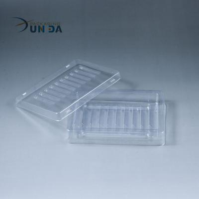 China Medical Eco - Friendly Custom Pill Counting Blister Packaging Divided Tray With Lid for sale