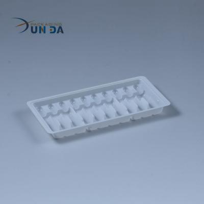 China Vaccine Professional Plastic Packing Ampoule Tray For 2ml, 3ml, 5ml, 10ml for sale